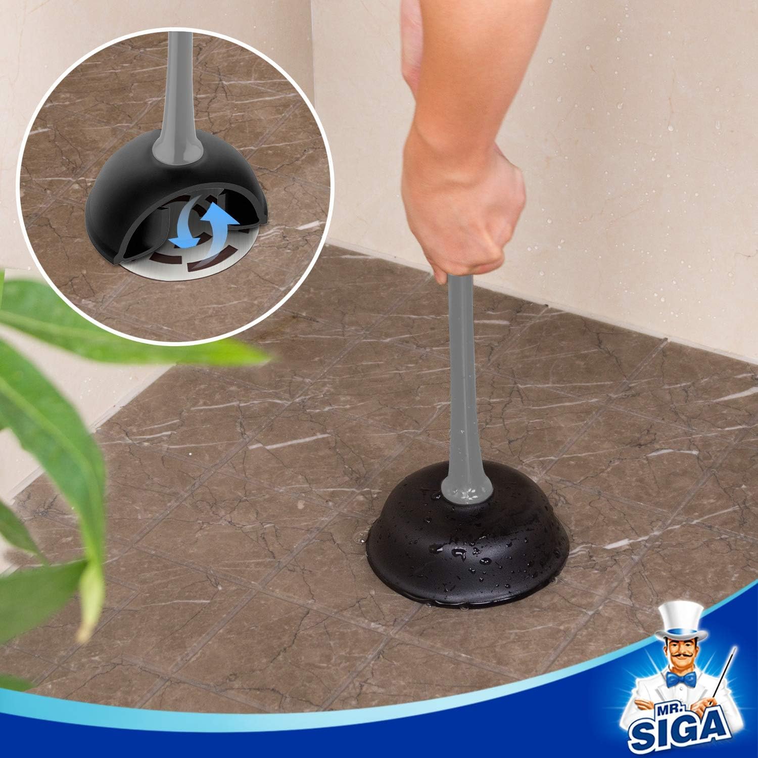 MR.SIGA comparación de tamaño con escala para ver las dimensiones compactas