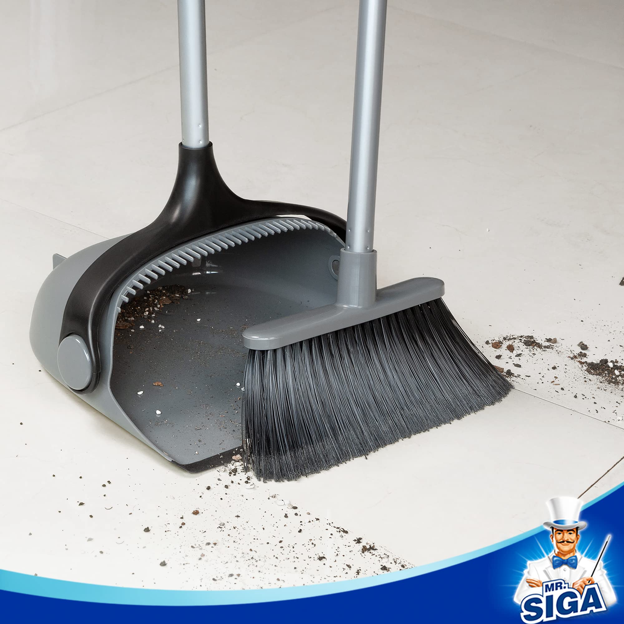 MR.SIGA empuñadura de espuma para agarre cómodo y control al barrer