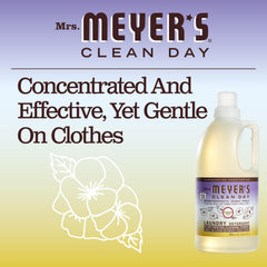 Mrs. MEYER'S botella en mano para comparar escala y facilitar dosificación