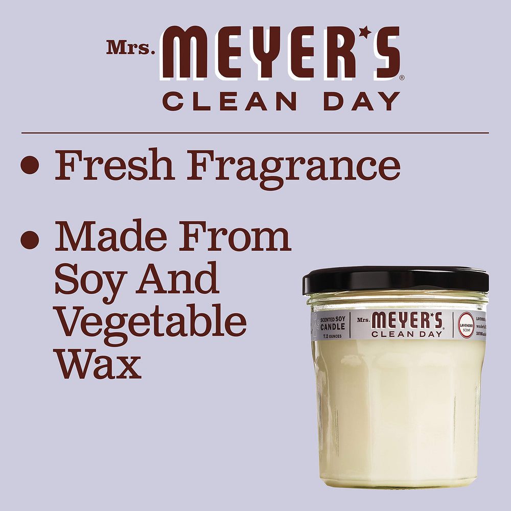 Mrs. MEYER'S etiqueta con ingredientes y beneficios visibles