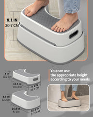 MR.SIGA close-up of textured anti-slip top surface for secure foot placement