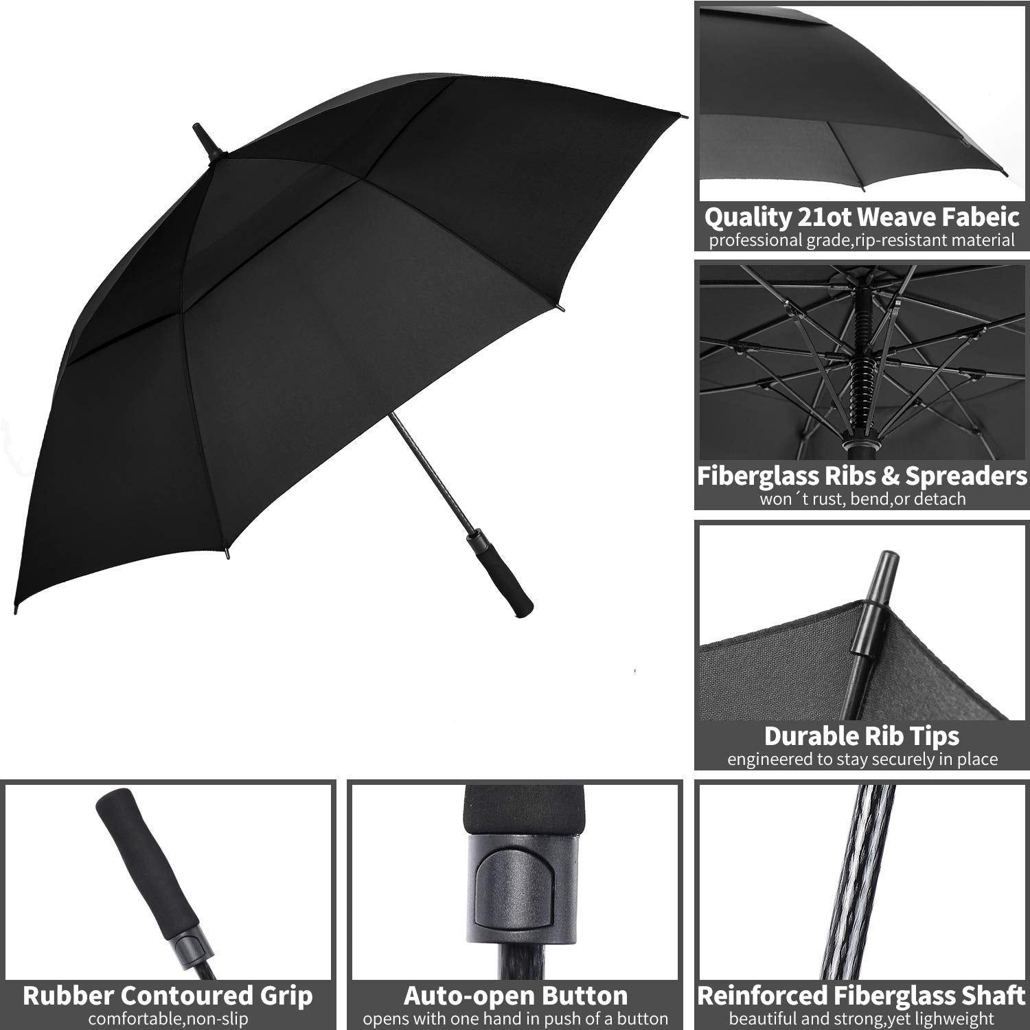 MRTLLOA varillas de fibra de vidrio flexibles para mayor resistencia al viento