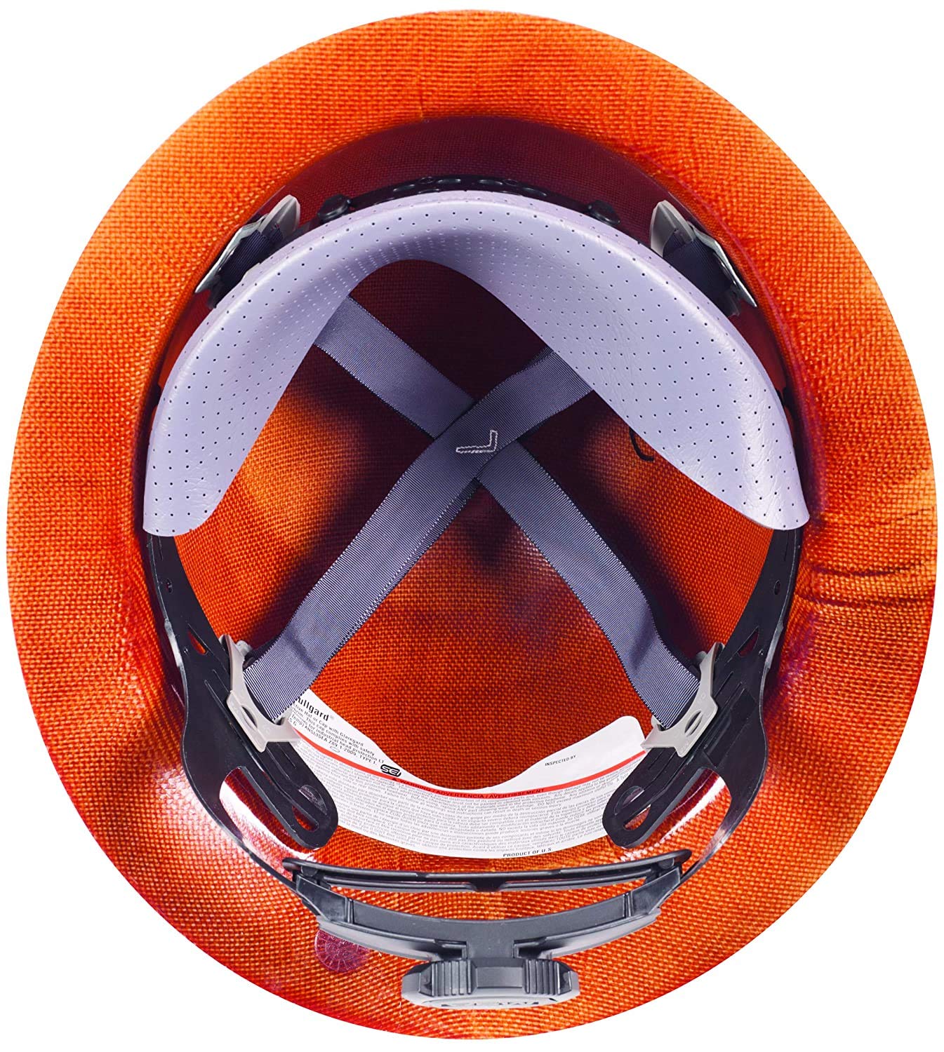 MSA Fas-Trac III detalle del acolchado mejora ventilación