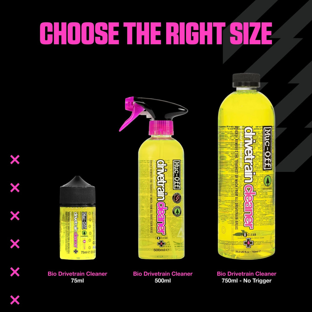 Muc-Off en taller junto a bici, ideal para mantenimiento rutinario
