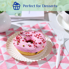 MUCHII plato con postre servida ideal para porciones individuales