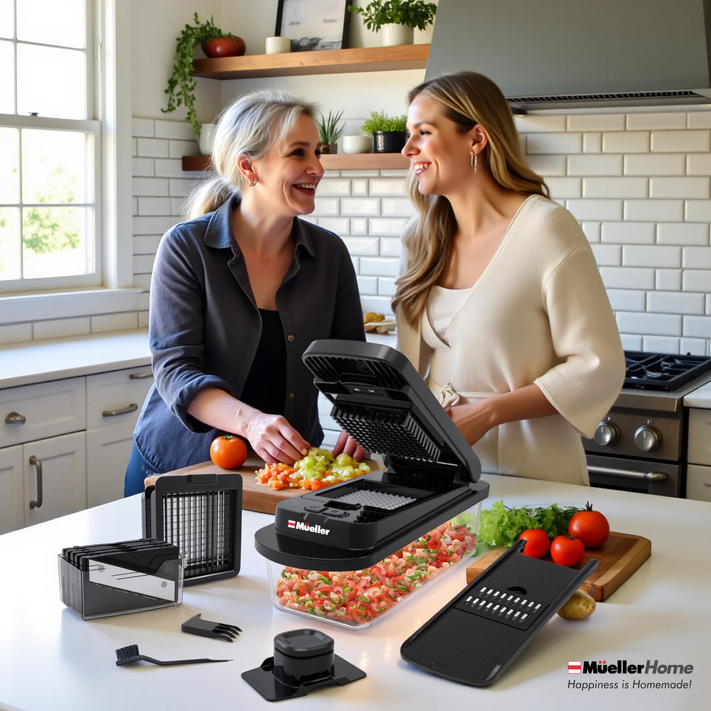 MUELLER HOME producto en cocina familiar, preparación más ágil