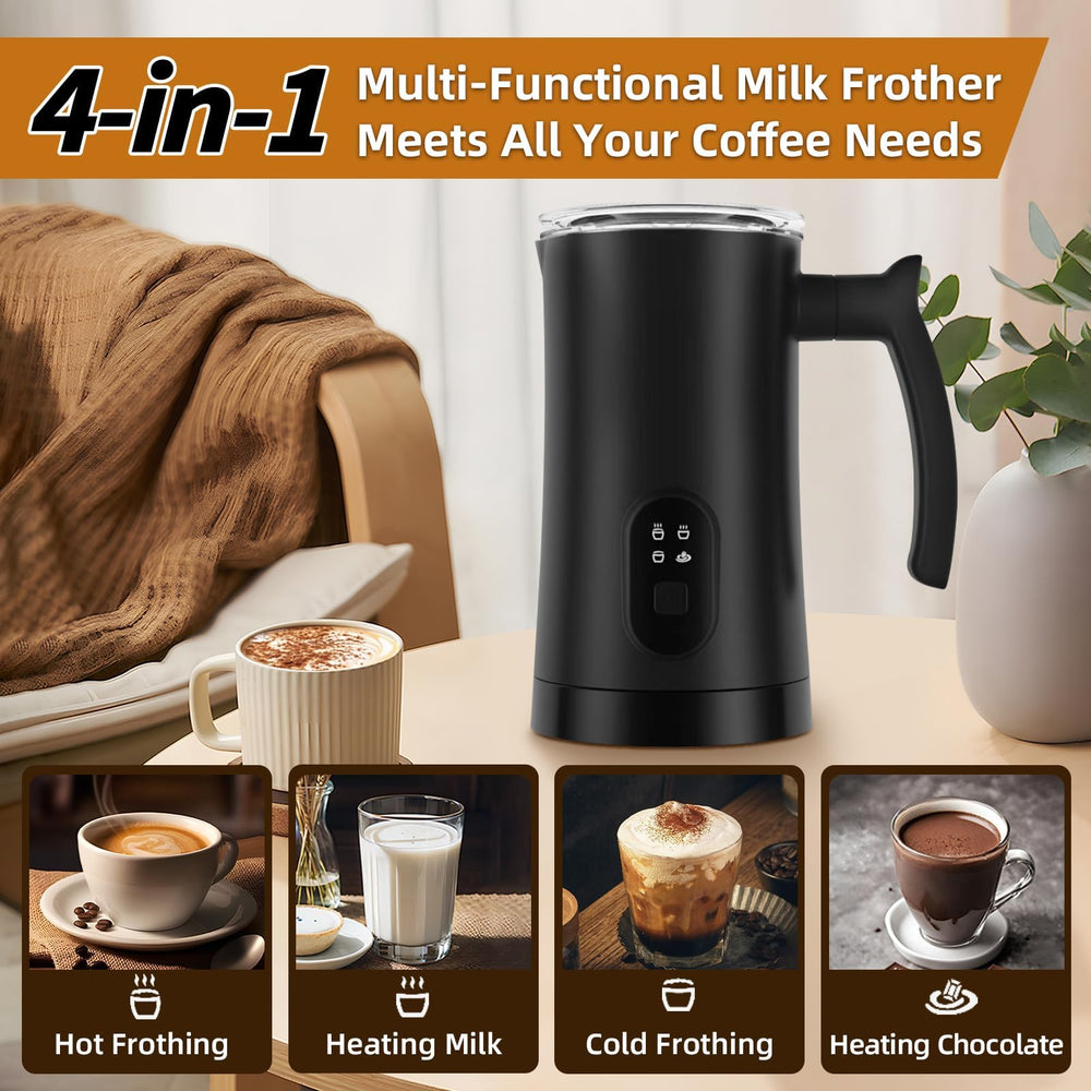 MUMAO whisk creating creamy foam closeup to illustrate rich texture for lattes