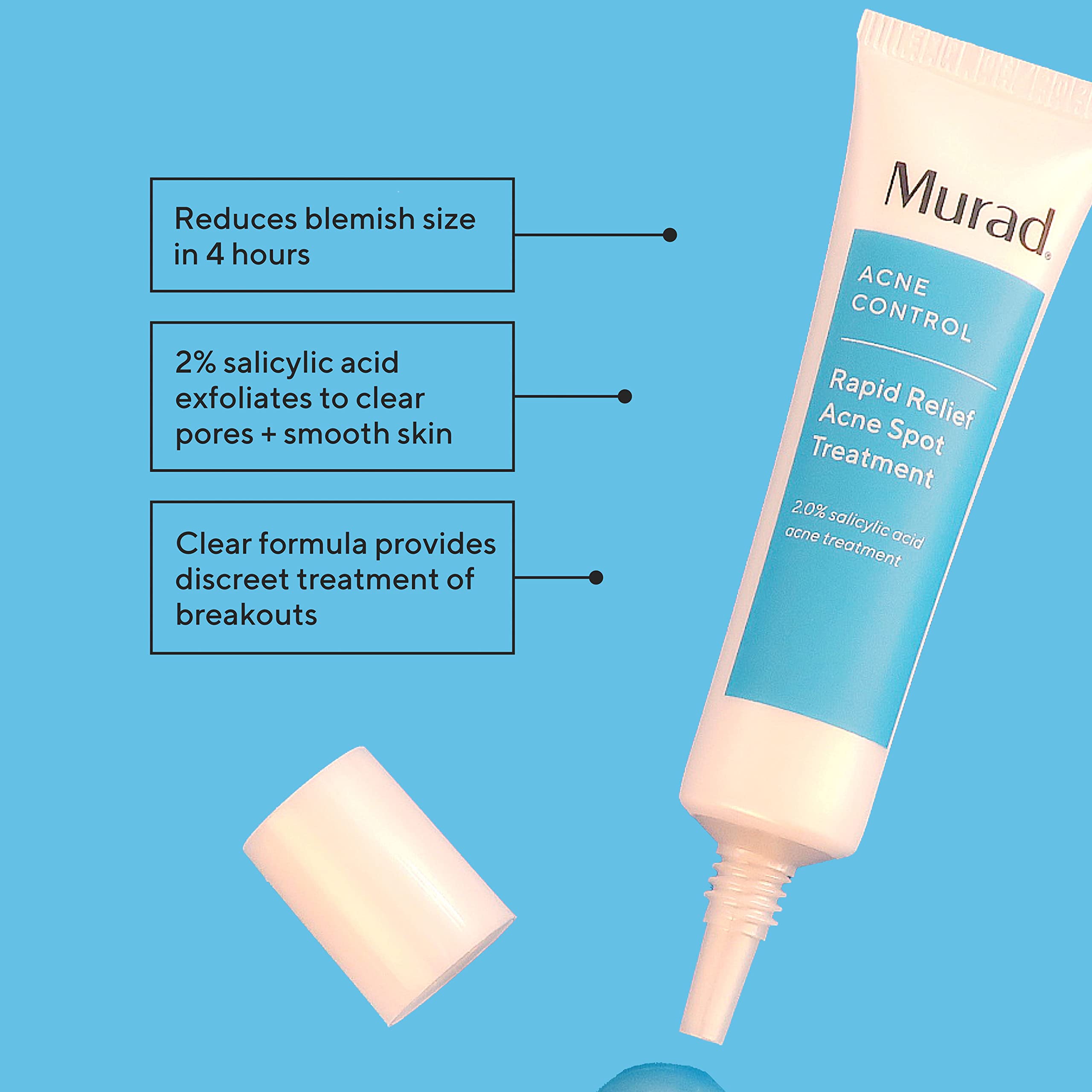 Murad textura del gel en primer plano, claridad y absorción visible