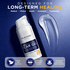MURASAKI BEAUTY aplicación sobre cicatriz con masaje, mejor penetración