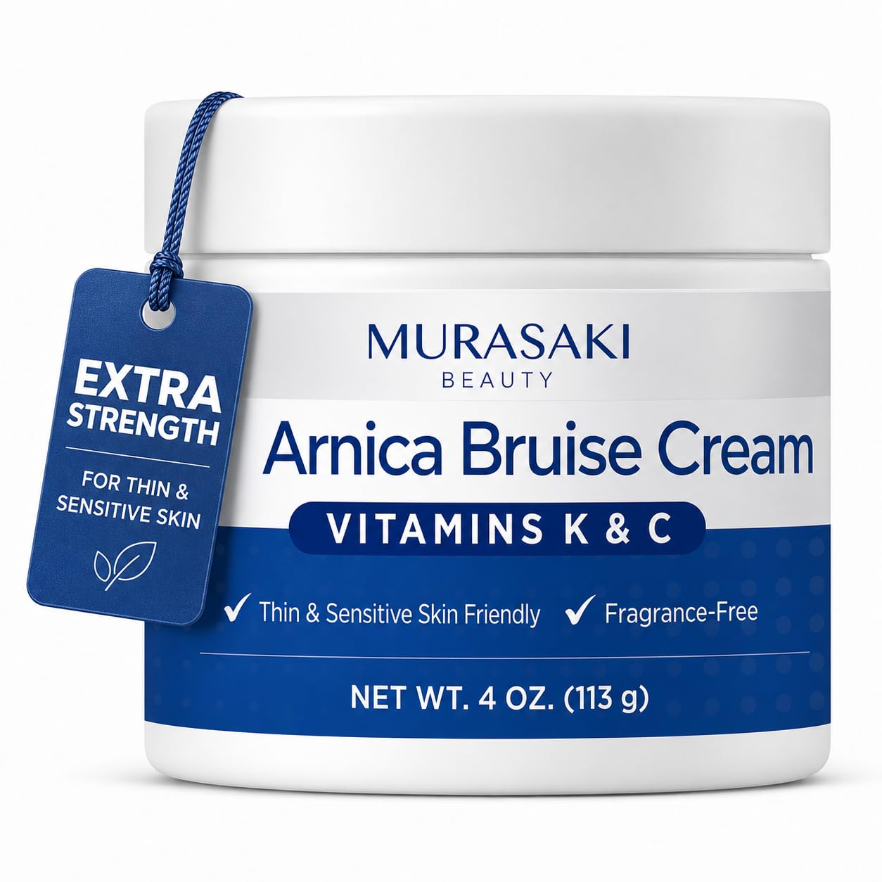 MURASAKI BEAUTY frasco delantero mostrando etiqueta clara y formato 4 oz beneficio cuidado delicado
