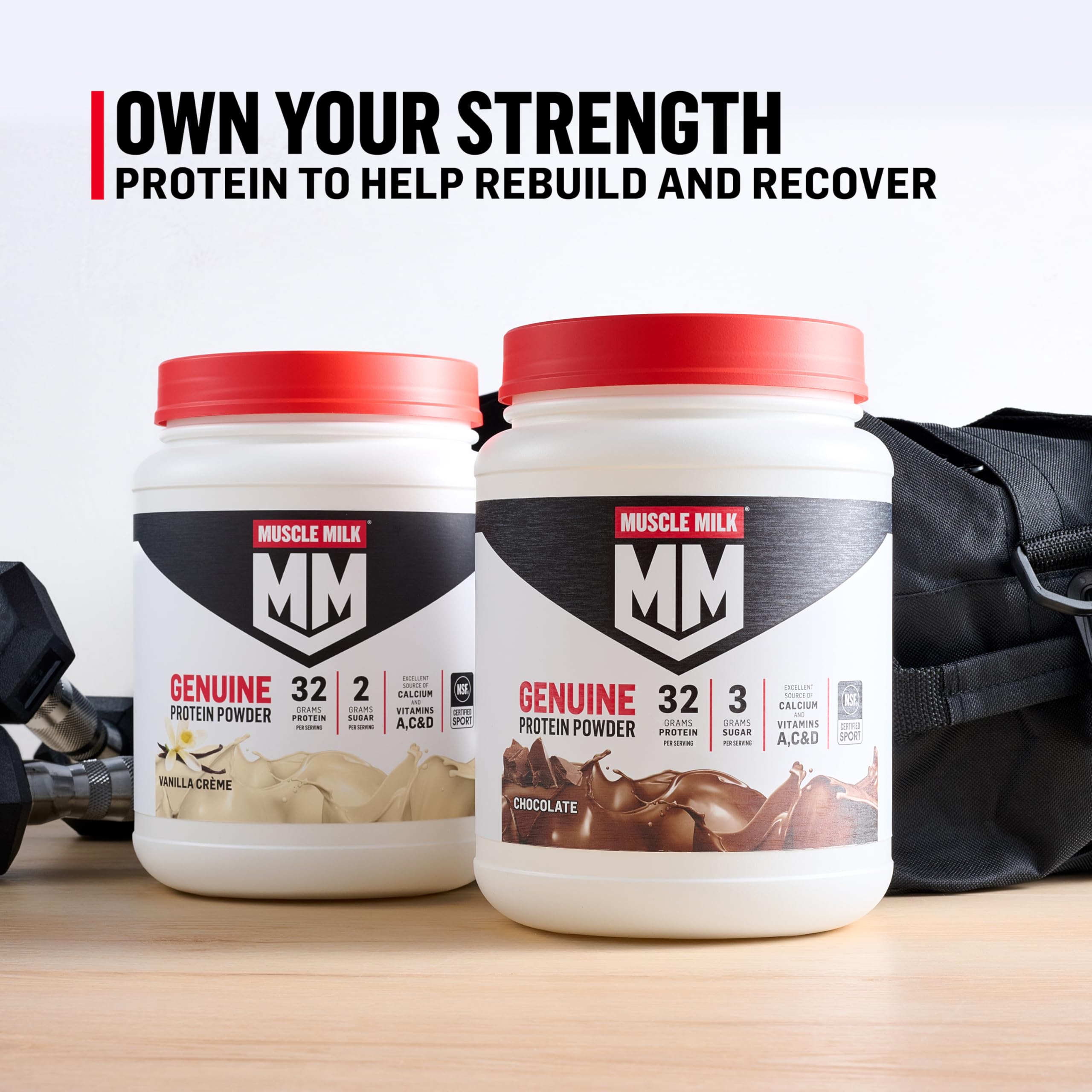 Muscle Milk batido con fresa ideal como snack energizante postentreno