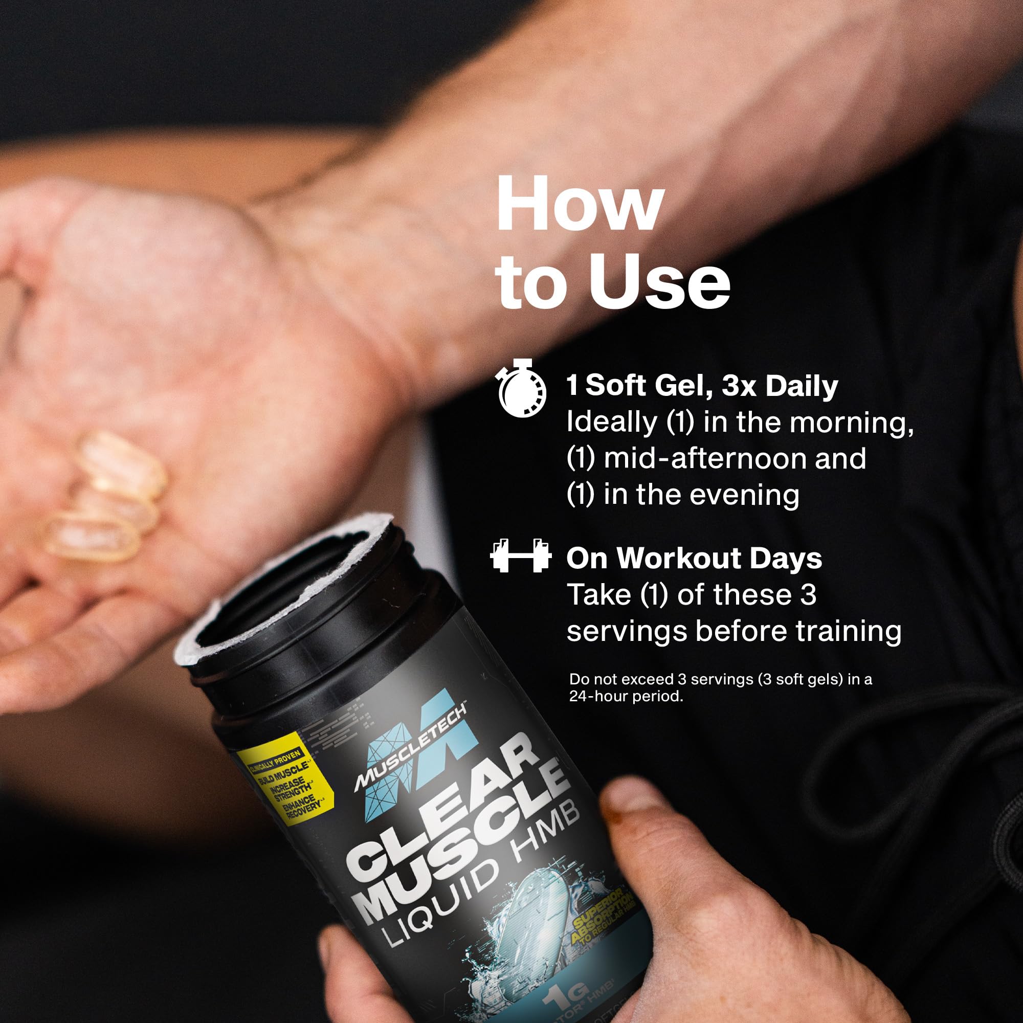 MuscleTech etiqueta con información nutricional, beneficio de transparencia en ingredientes