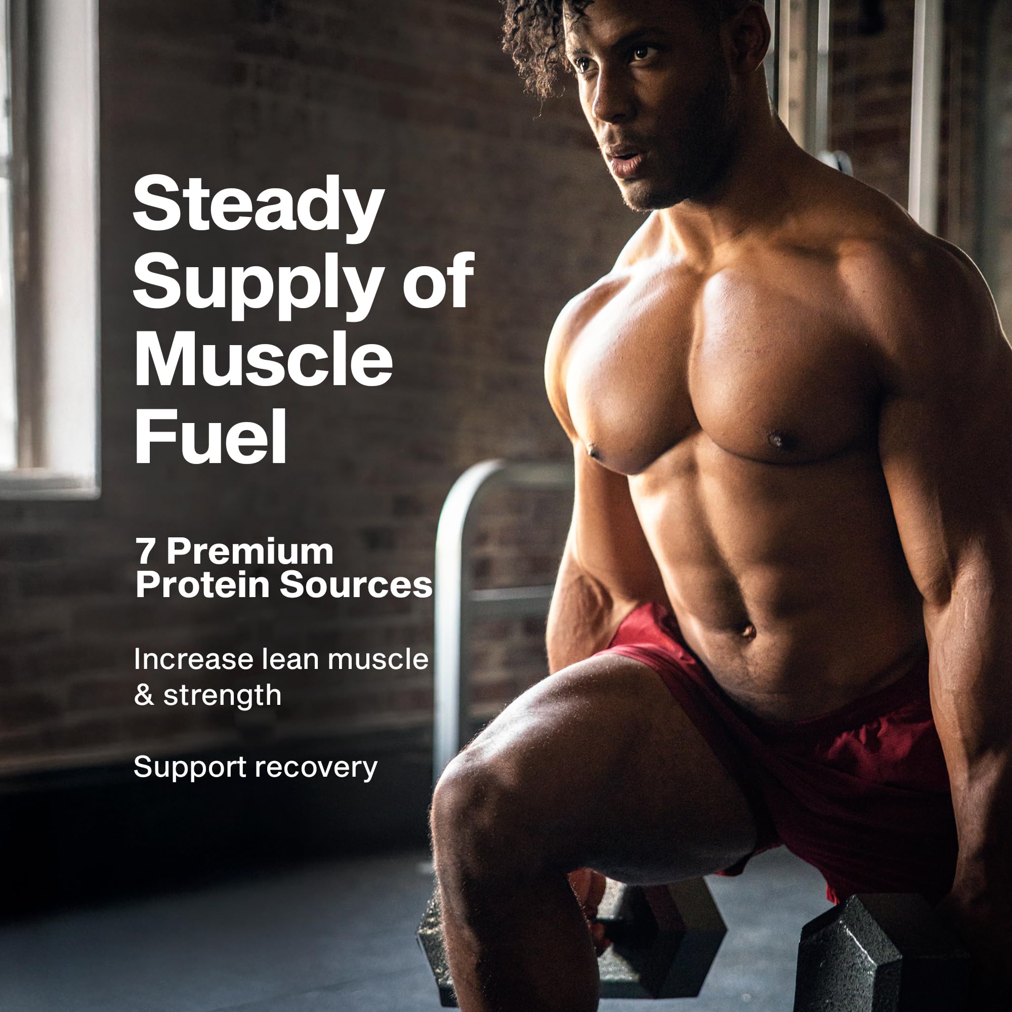 Muscletech tarro abierto mostrando el polvo y la etiqueta informativa