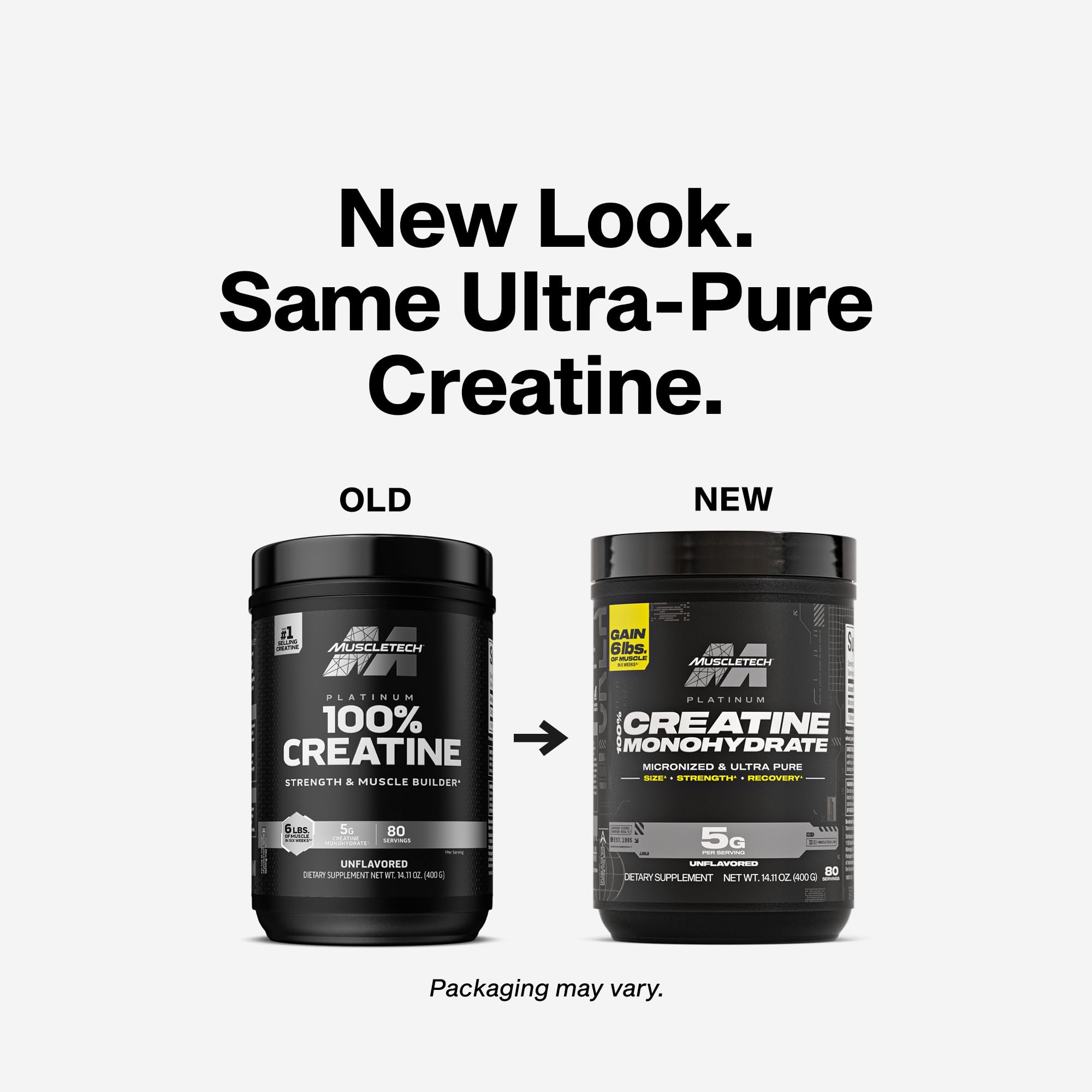 MuscleTech cuchara con 5 g de polvo, detalle de porción precisa