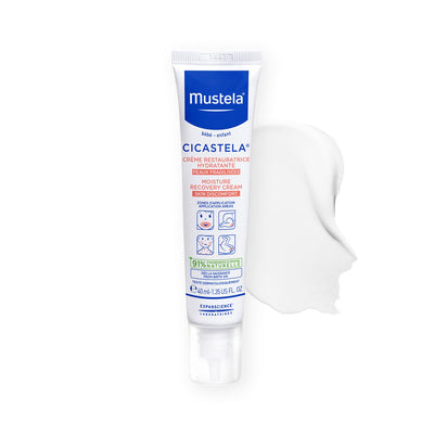 Mustela Cicastela frente del tubo mostrando diseño y beneficios