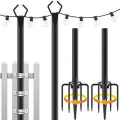 Mutovlin poste frontal de 10 ft mostrando robustez y acabado resistente