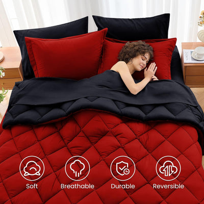 MUXHOMO styled queen bed in a bedroom delivering bold aesthetic benefit
