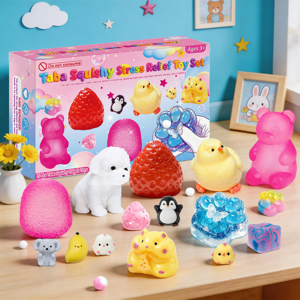 Muxiziu colección variada de figuras kawaii perfecta para intercambio
