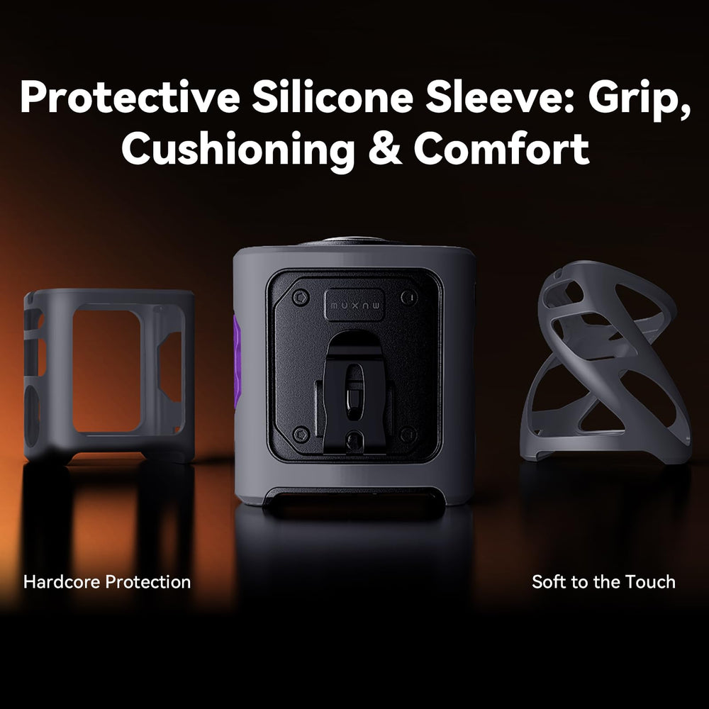 MUXNW silicone sleeve texture detail protecting unit from bumps