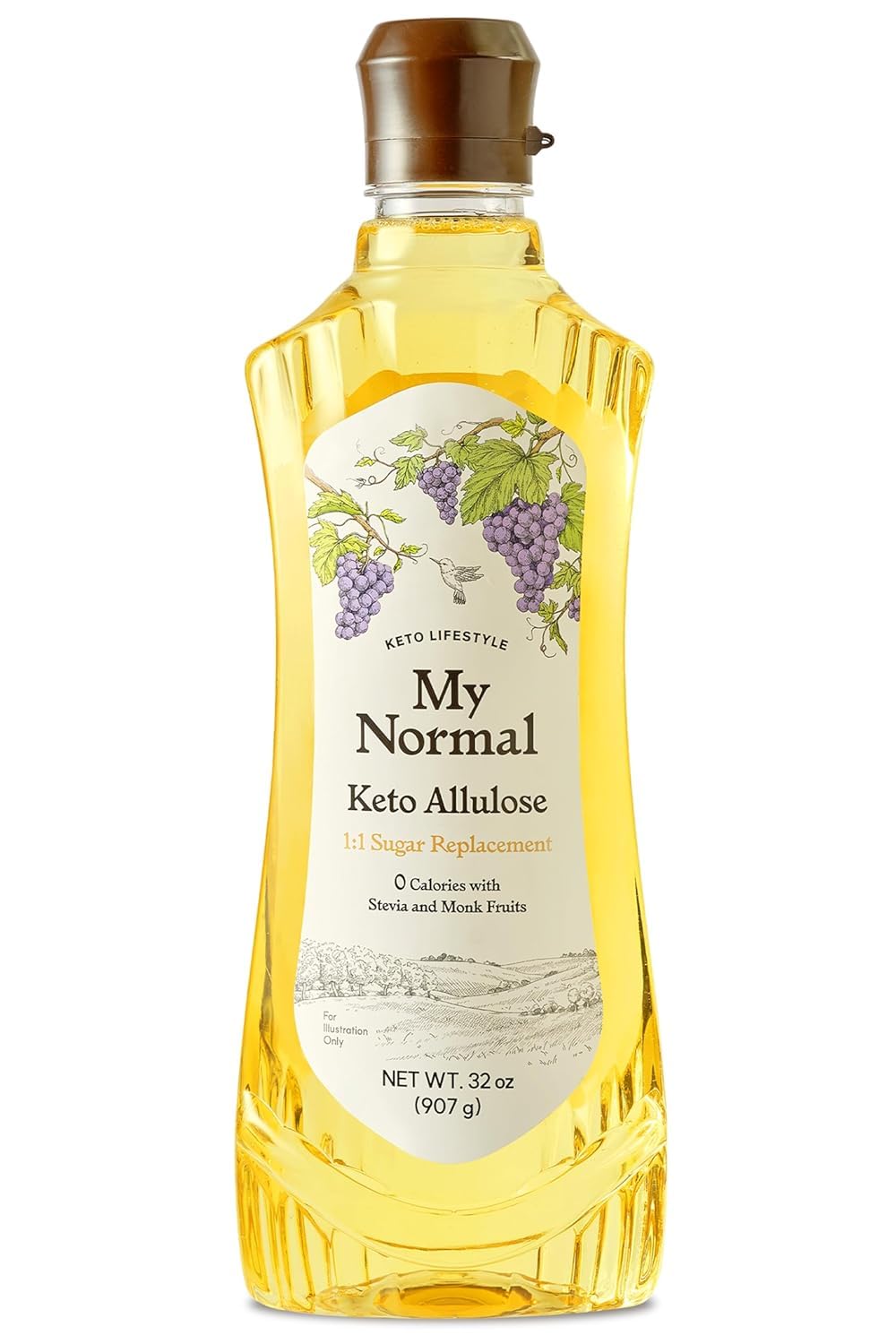 My Normal frente del envase mostrando presentación de 32 oz y uso keto