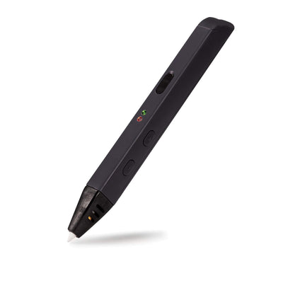 MYNT3D Super 3D Pen comparado con una mano para mostrar tamaño compacto y confort