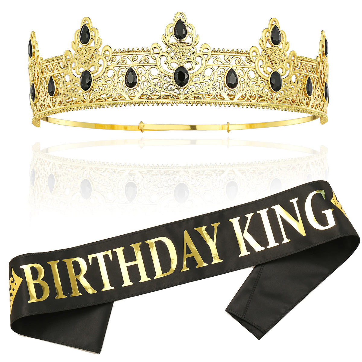 NA King Crown vista frontal en caja mostrando regalo elegante