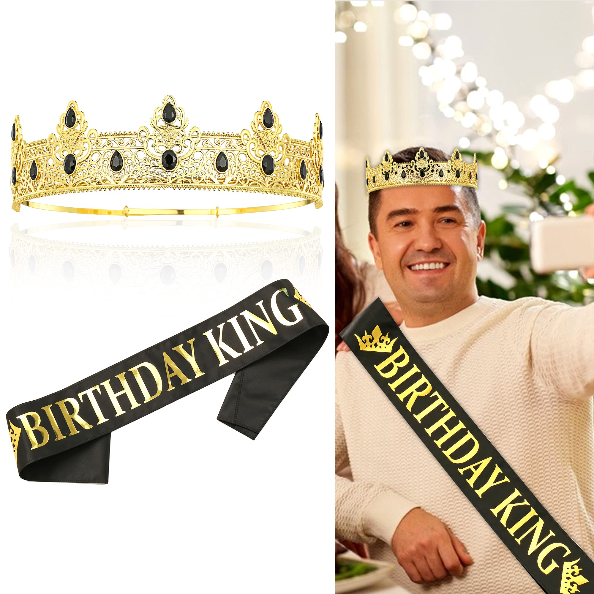 NA King Crown primer plano rhinestones brillantes para fotos