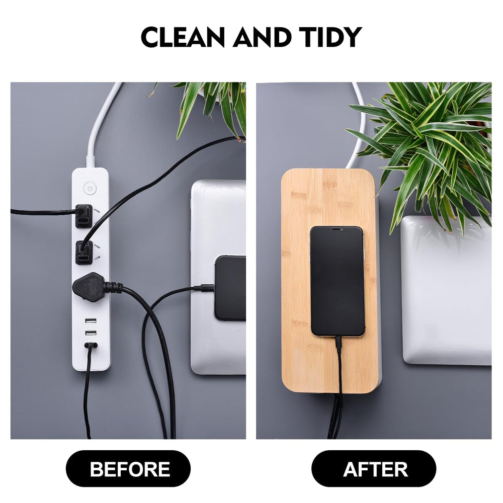 Naeety accesorios incluidos bridas y clips para organizar fácil