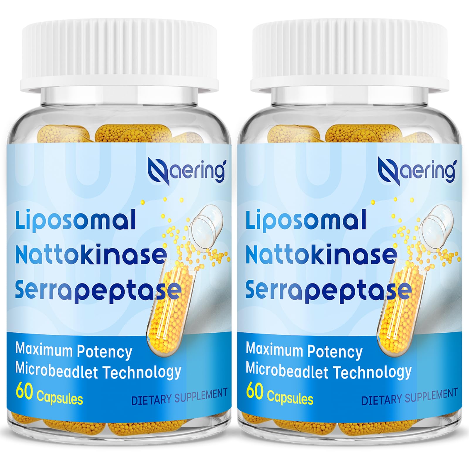 Naering frontal del envase mostrando diseño y liposomas para absorción mejorada