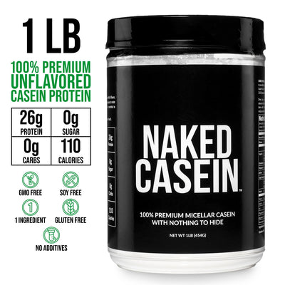 NAKED casein primer plano del polvo para apreciar la textura cremosa