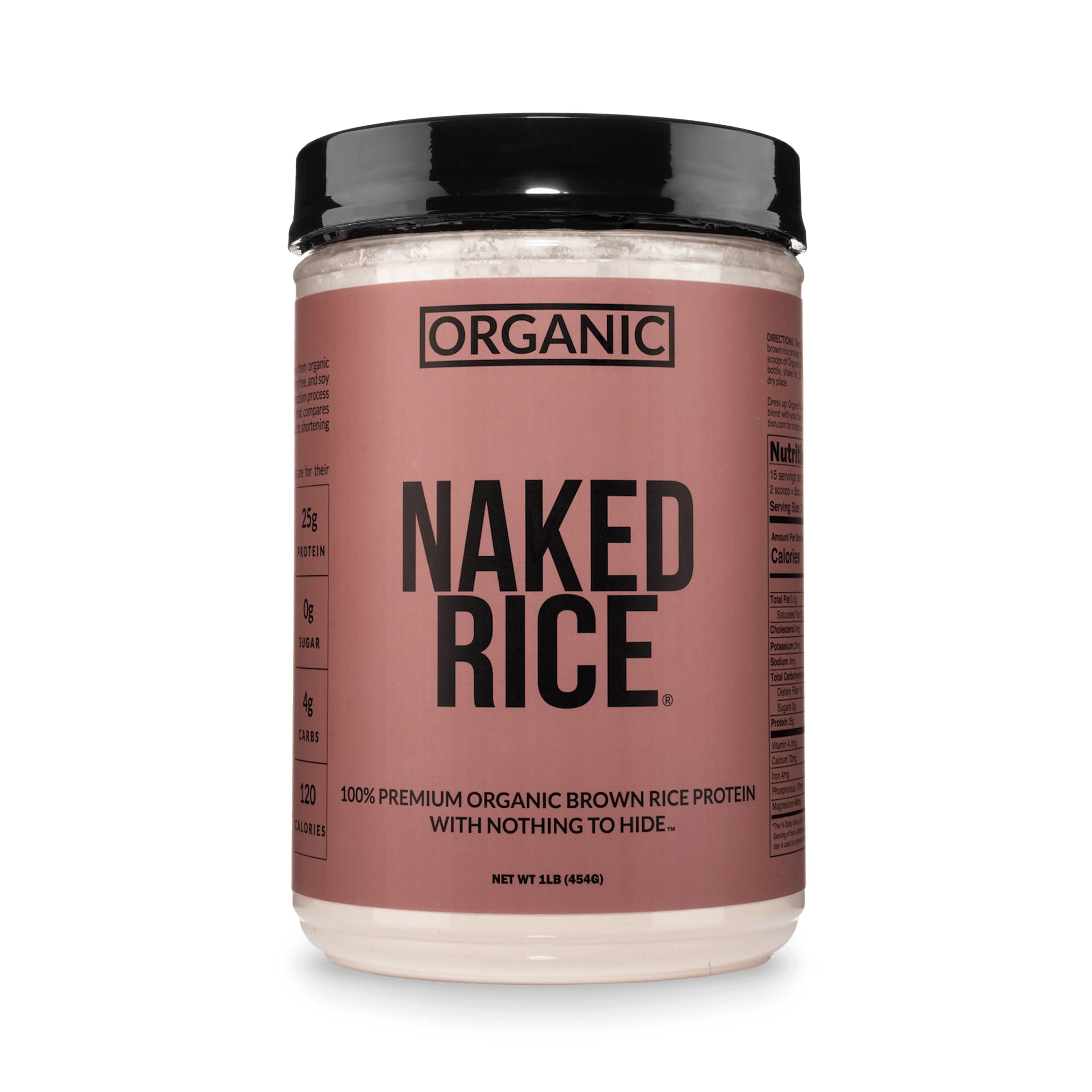 NAKED Rice empaque frontal mostrando ingredientes puros