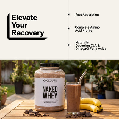 NAKED ingredientes orgánicos: cacao y azúcar de coco, origen natural y sabor limpio