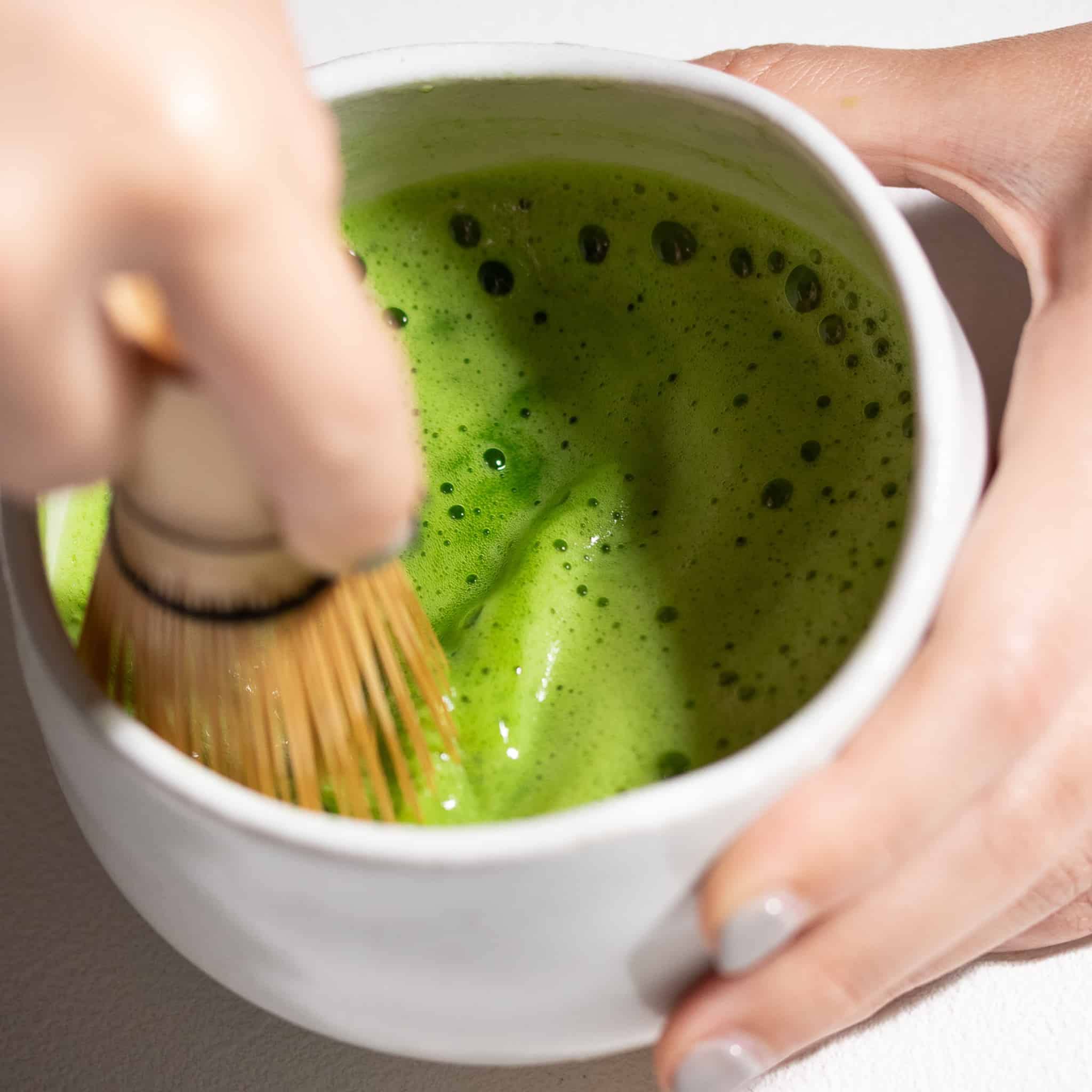 Naoki Matcha etiqueta JAS en el envase que resalta la certificación orgánica