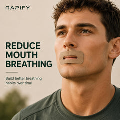 Napify aplicación en persona durmiendo que ilustra uso nocturno seguro