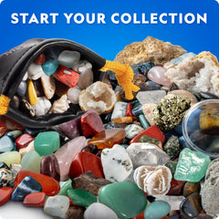 JMW Sales National Geographic spread of many specimens for hands-on study benefit