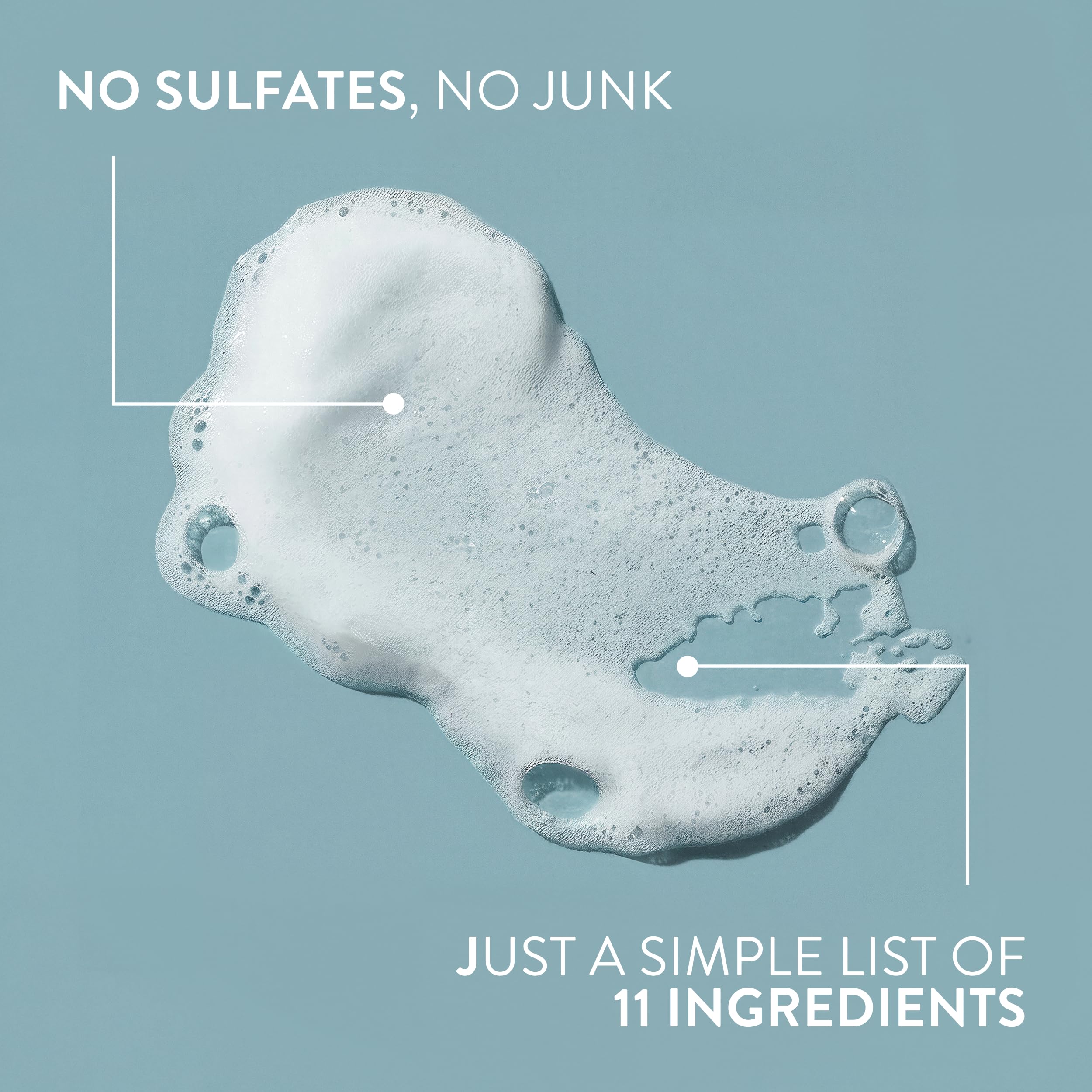 Native detalle de lista de ingredientes naturales y beneficio de transparencia