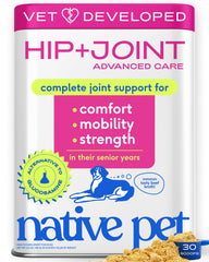 Native Pet envase frontal mostrando polvo y marca, confianza en calidad