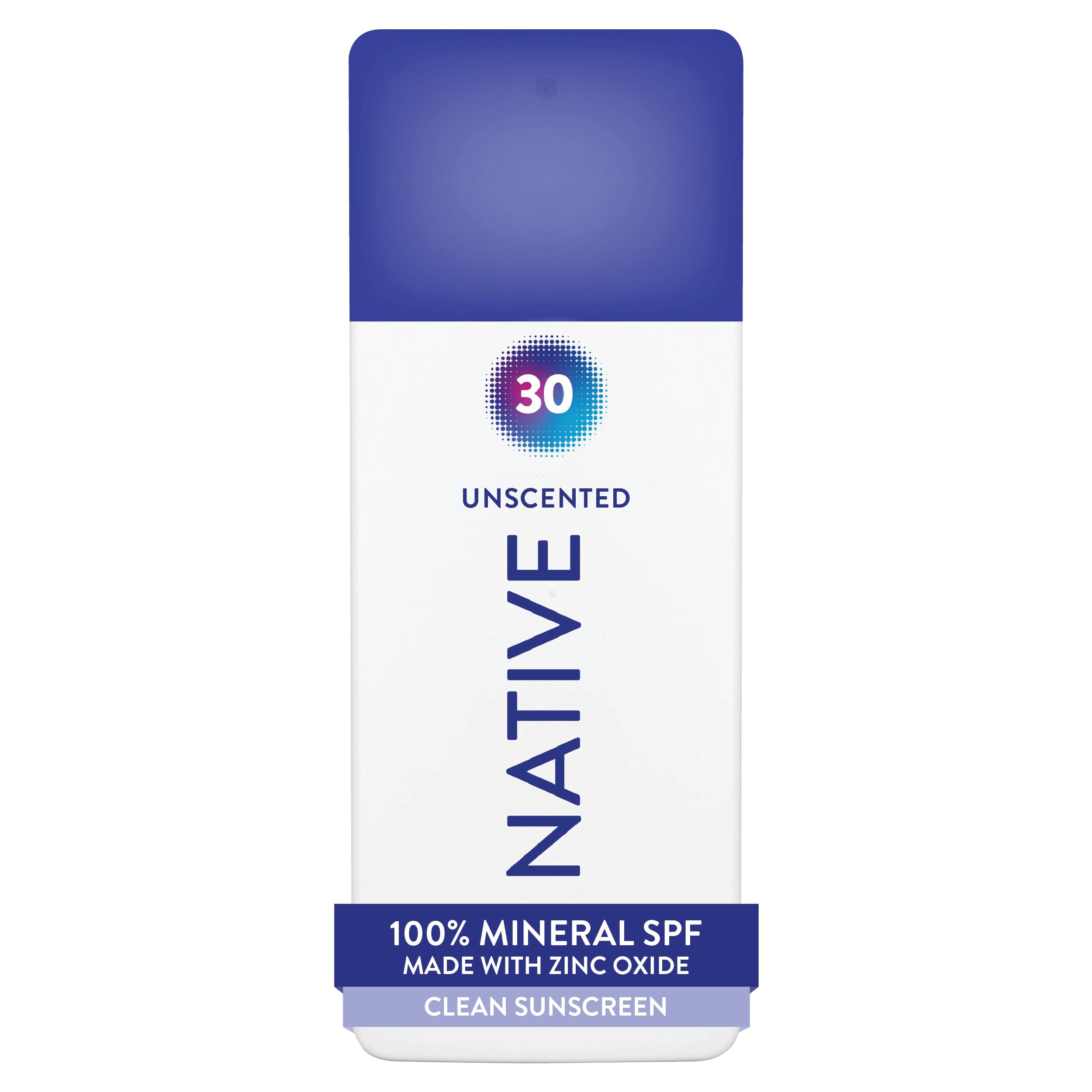Native envase frontal del spray mostrando diseño y práctica aplicación