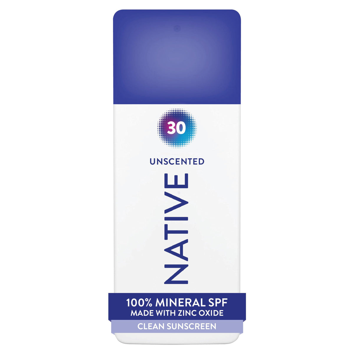 Native envase frontal del spray mostrando diseño y práctica aplicación