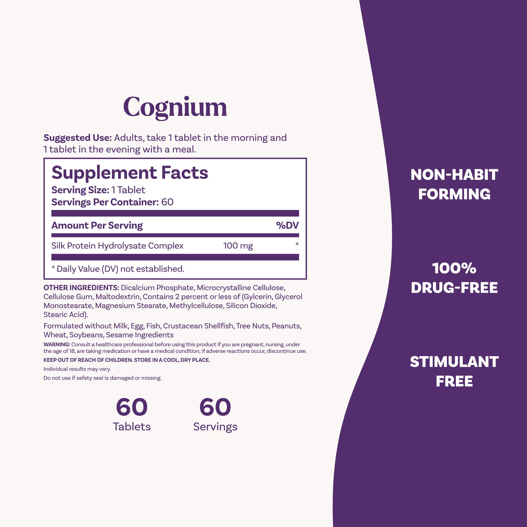 Natrol cognium toma nocturna antes de dormir como apoyo continuo