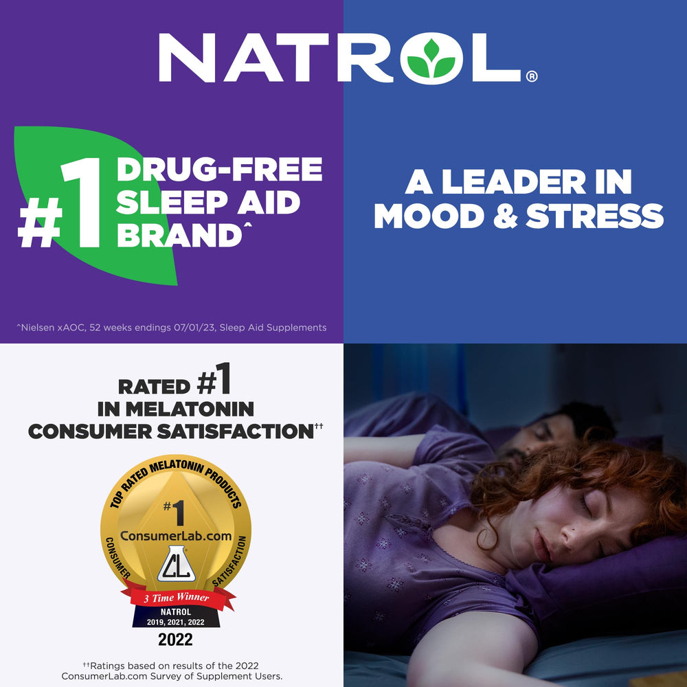 Natrol en dormitorio ilustra uso nocturno cómodo y práctico