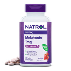 Natrol envase frontal muestra 200 tabletas y facilidad de uso