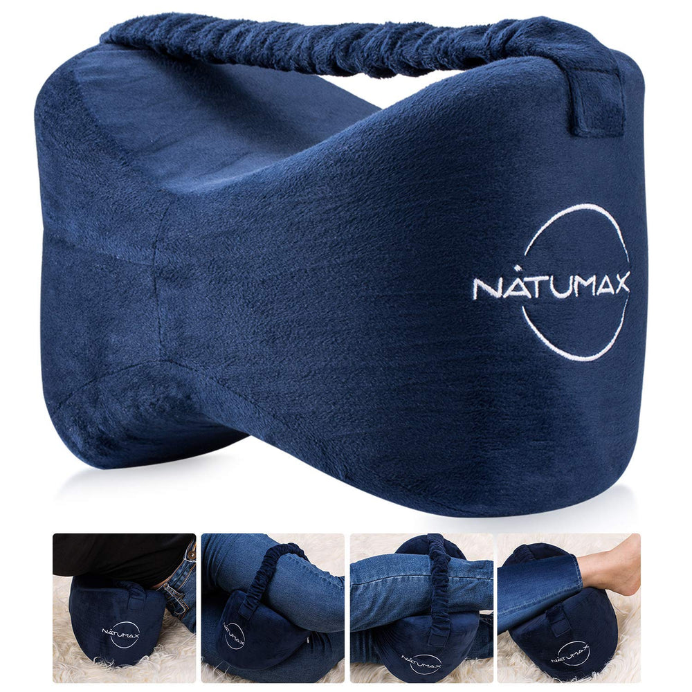 NATUMAX vista frontal del cojín ergonomico y su forma de soporte