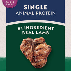 Natural Balance bowl with lamb and brown rice ingredients for digestion