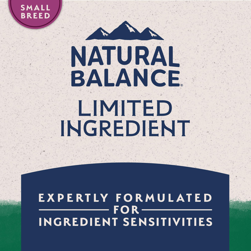 Natural Balance kibble texture detail aiding consistent digestion