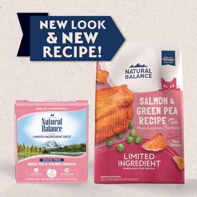 Natural Balance croquetas de salmón detalle de textura para digestión facilitada