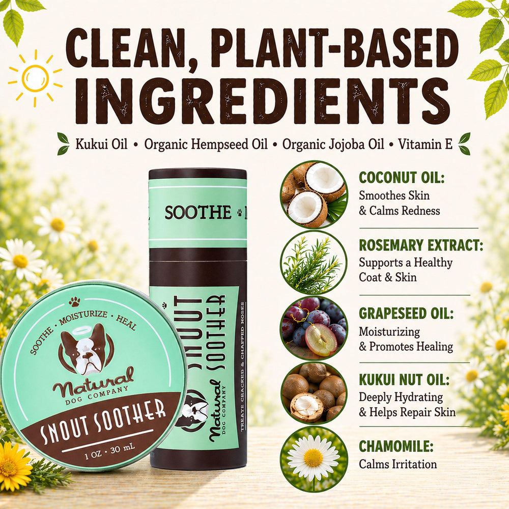Natural Dog Company textura del bálsamo cremoso cerrando grietas y suavizando