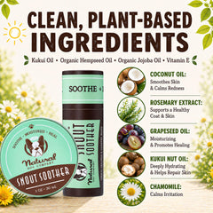 Natural Dog Company textura del bálsamo cremoso cerrando grietas y suavizando
