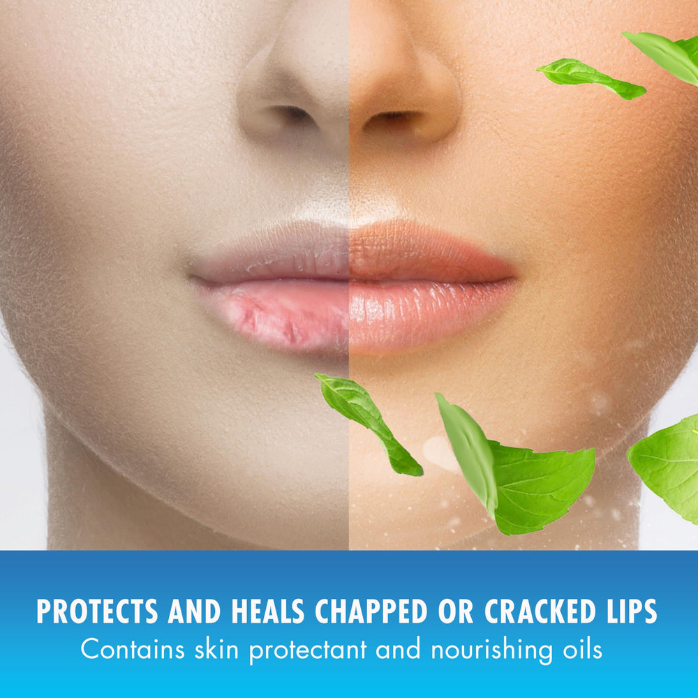 Natural Ice uso en exterior en playa, protege labios del sol y viento