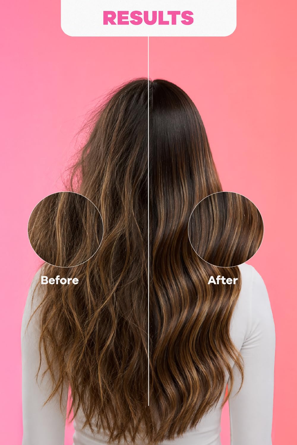 Natural Sant cabello tras uso más manejable y con menos frizz